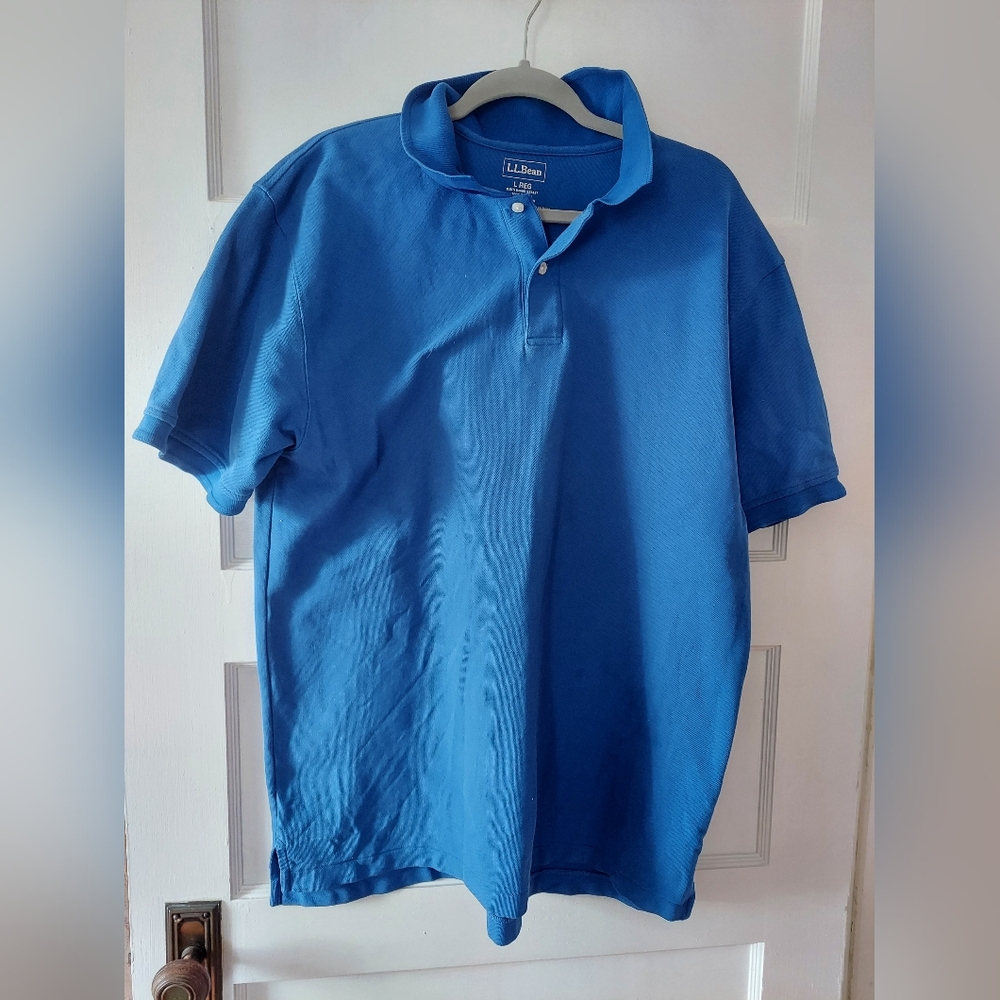 L.L. Bean Blue Polo Shirt
